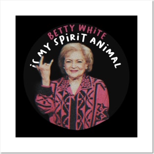 Betty White Posters and Art